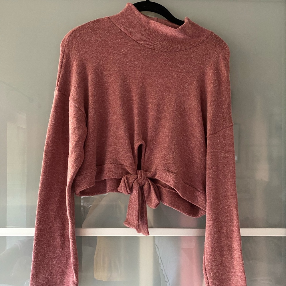 Forever 21 tie sweater